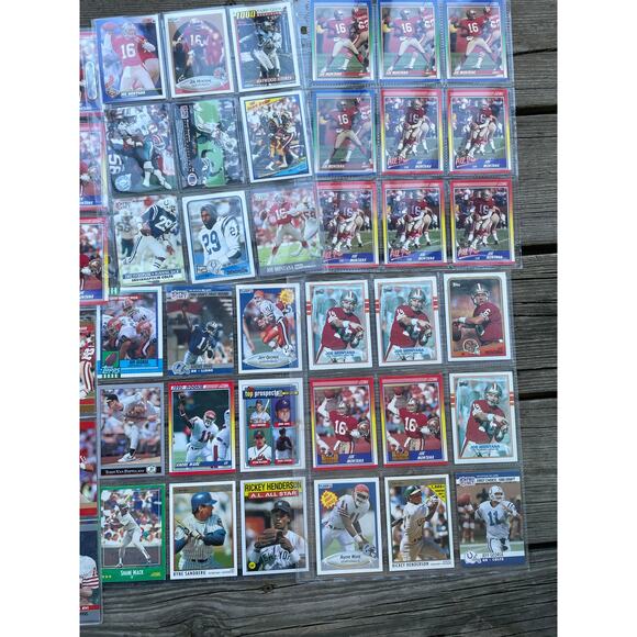 Lot of 72 Baseball and Football Cards - Picture 13 of 16